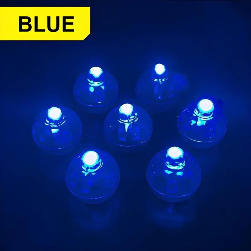 Feestlichtjes van 1,25 cm – led op knoopcel, in zeven kleuren