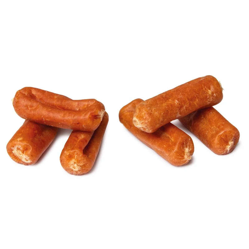 Mini salchichas de salmón