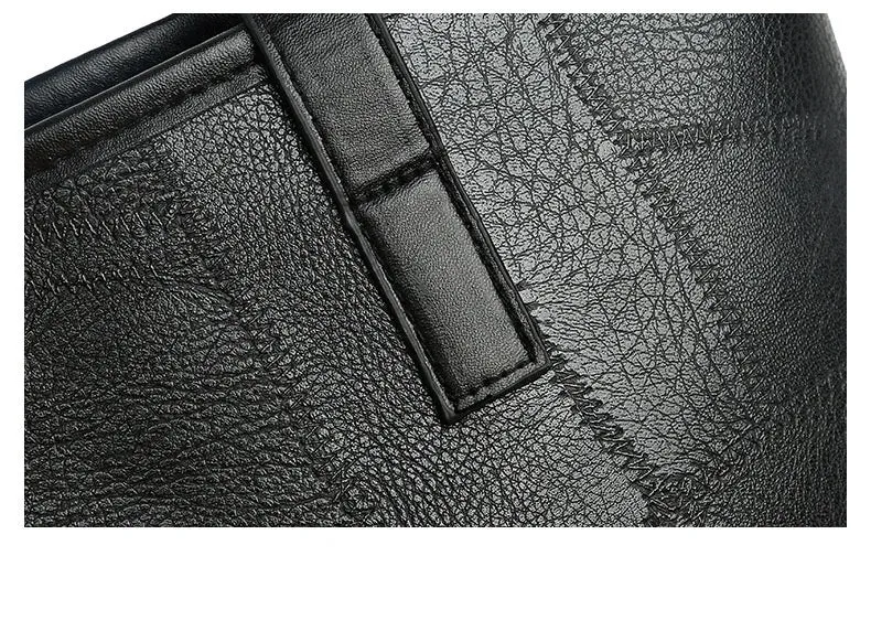 Borsa tote alla moda e capiente per donna - Borsa a tracolla singola con cerniera e chiusura orizzontale quadrata