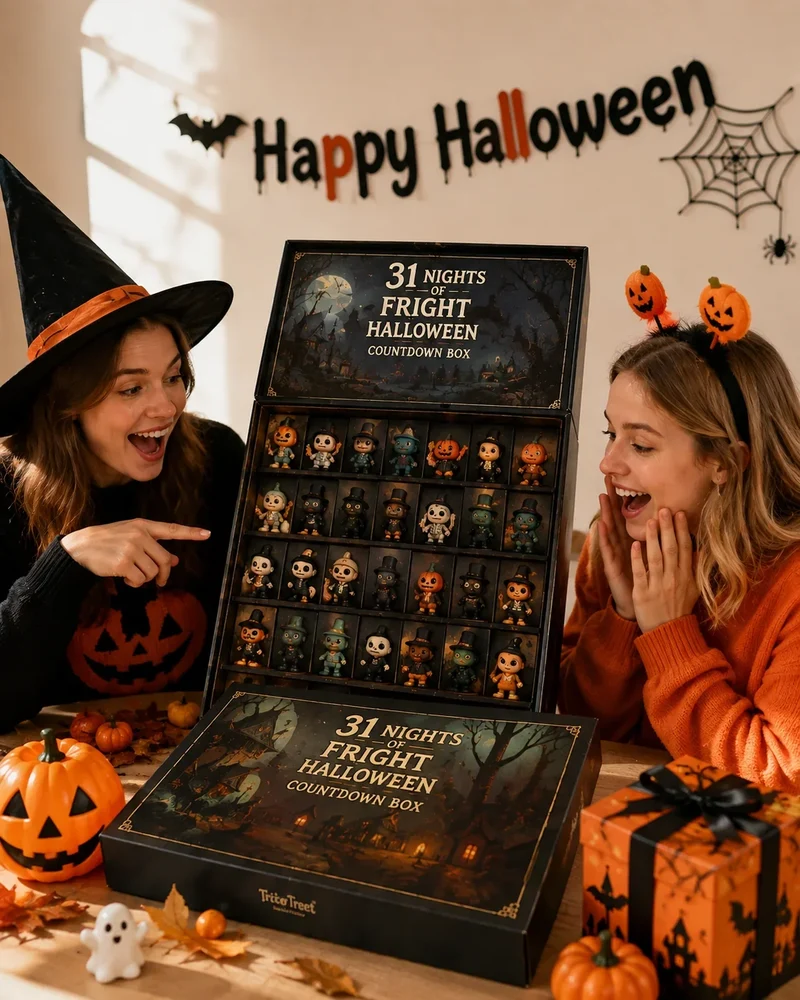 Halloween-adventskalender – mysteriefiguurtjes voor 7, 14 of 31 nachten