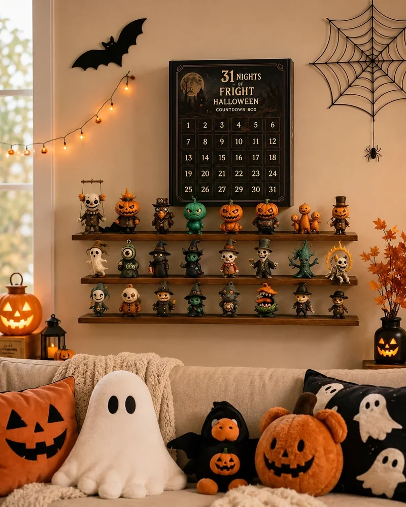 Halloween-adventskalender – mysteriefiguurtjes voor 7, 14 of 31 nachten