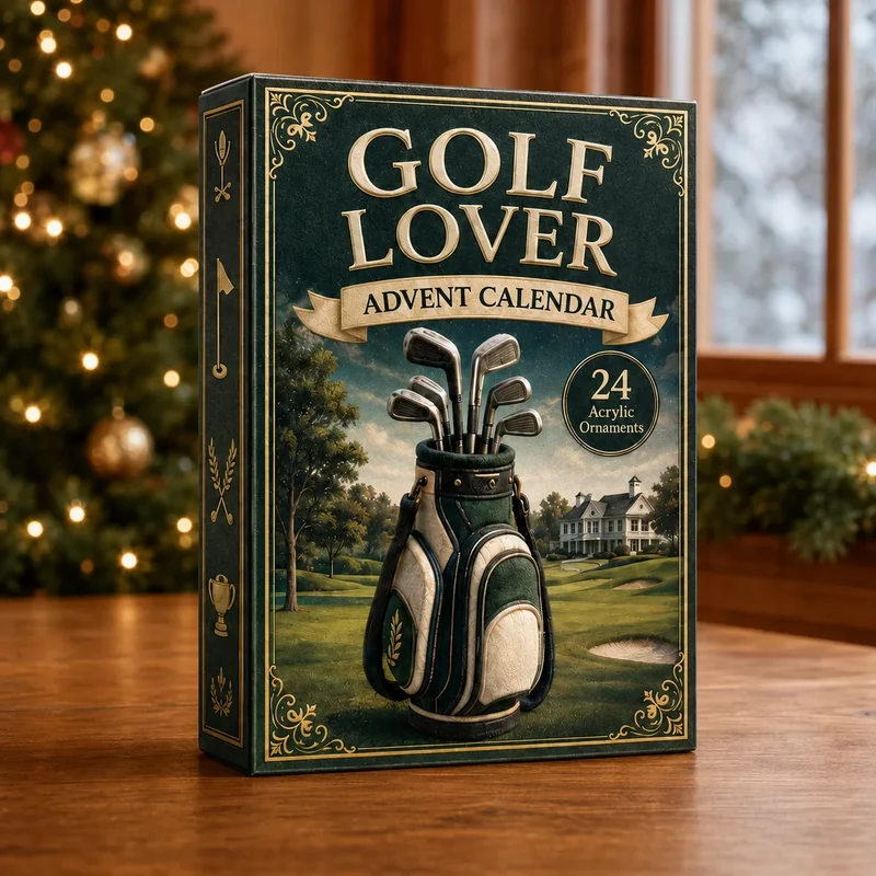 Adventskalender voor golfers – 24 mini-ornamenten tot aan kerst