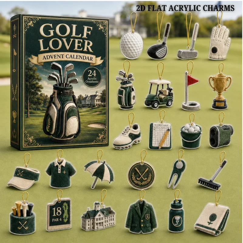 Adventskalender voor golfers – 24 mini-ornamenten tot aan kerst