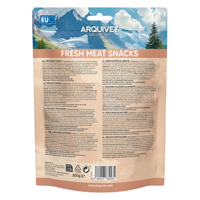 Snacks carne fresca de pavo - Fresh Meat Snacks