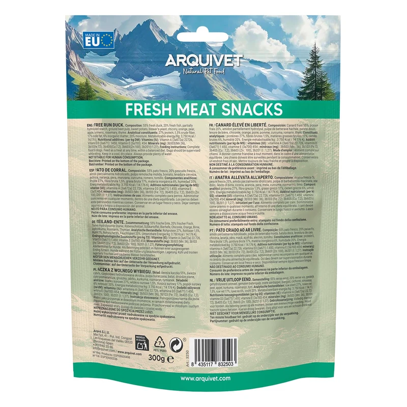 Snacks de carne fresca de pato - Fresh Meat Snacks