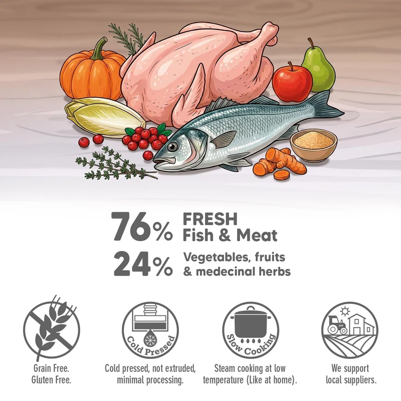 Snacks de carne fresca - Senior & Light - Pavo y pescado blanco - Fresh Meat Snacks