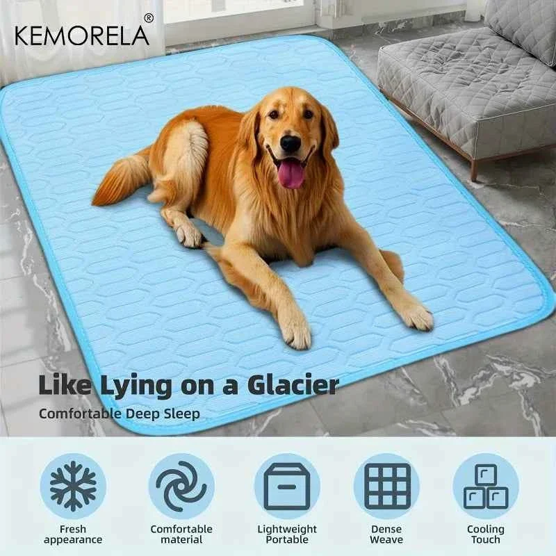 Rinfrescatevi quest'estate con il nostro tappetino rinfrescante migliorato per animali domestici: perfetto per tutte le taglie!