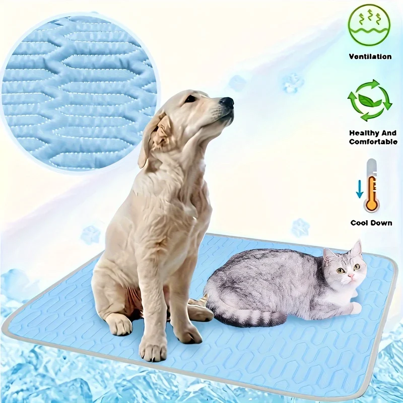 Rinfrescatevi quest'estate con il nostro tappetino rinfrescante migliorato per animali domestici: perfetto per tutte le taglie!