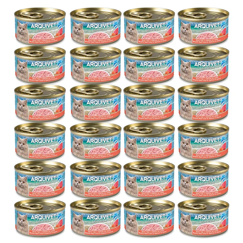 Atún rojo y salmón en salsa - Mini Fillets