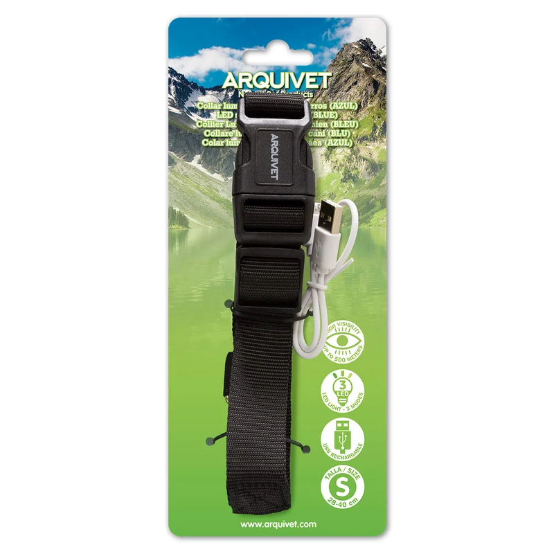Collar luminoso LED - Azul
