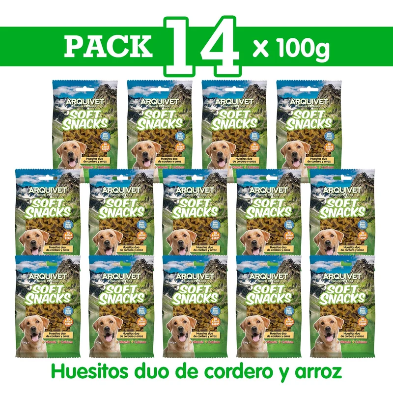 Huesitos duo de cordero y arroz - Soft Snacks