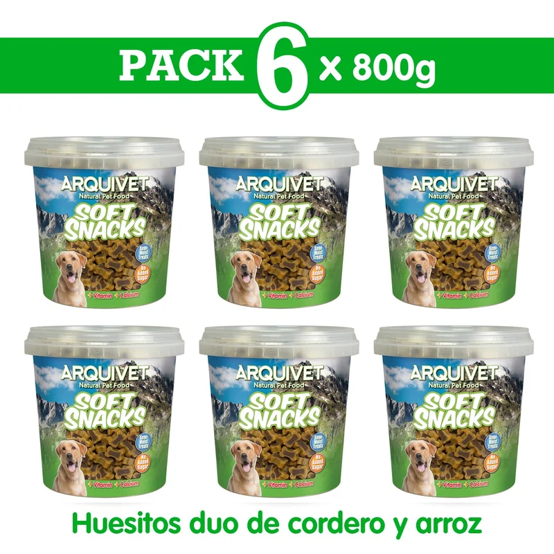 Huesitos duo de cordero y arroz - Soft Snacks