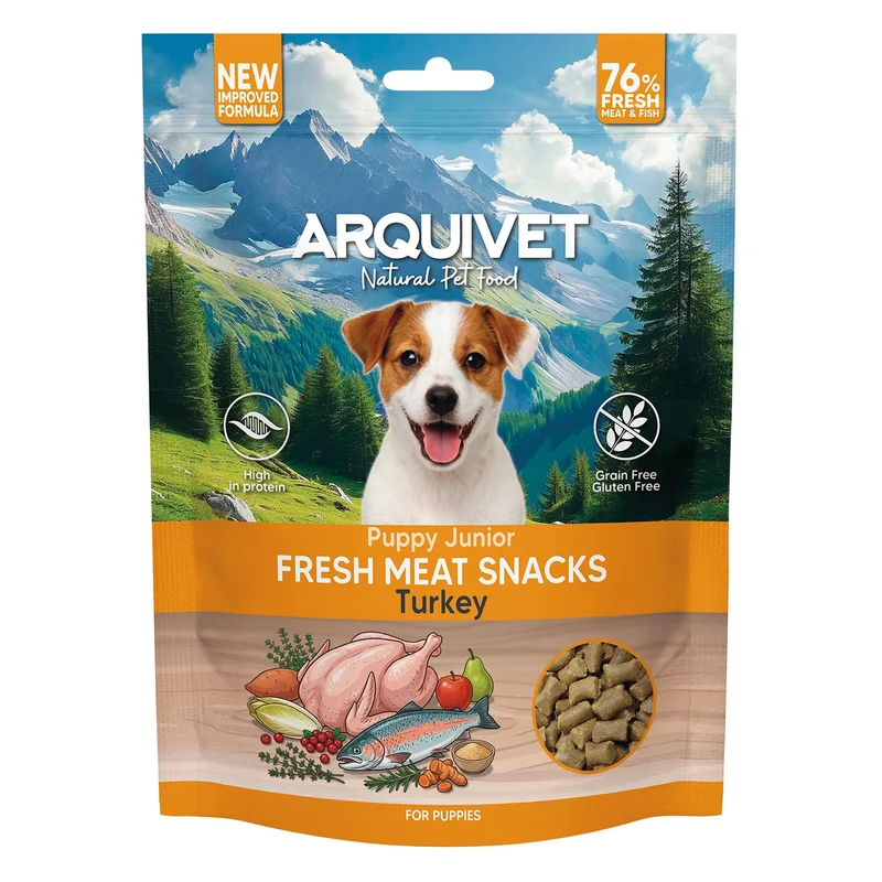 Snacks carne fresca de pavo - para Cachorros - Fresh Meat Snacks