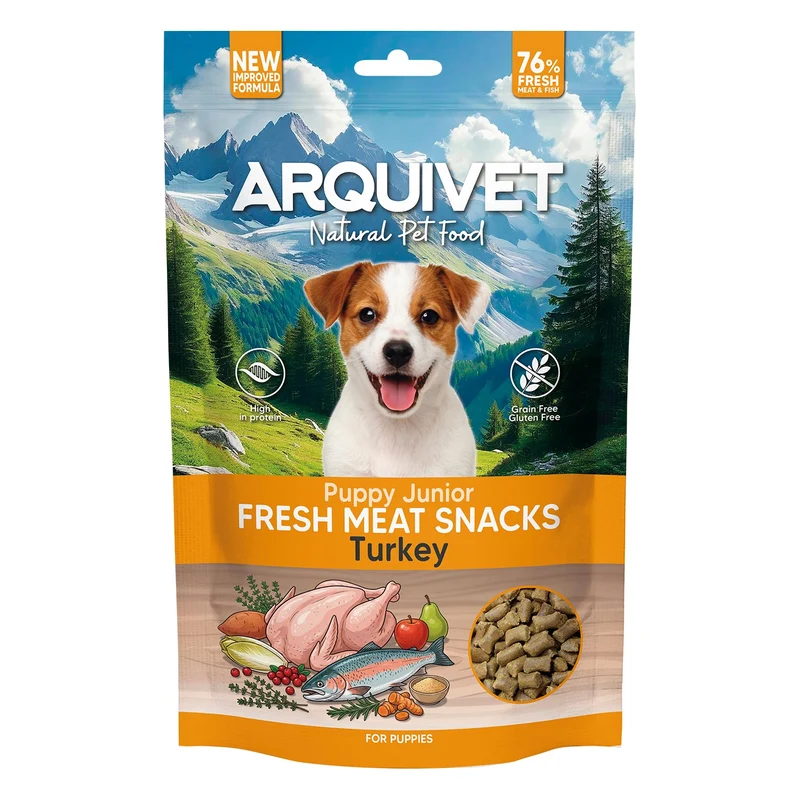 Snacks carne fresca de pavo - para Cachorros - Fresh Meat Snacks