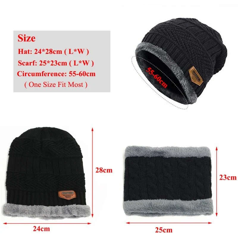 Cappelli invernali da uomo - Cappello a scodella, berretto con sciarpa di lana, passamontagna, berretto lavorato a maglia e gorras