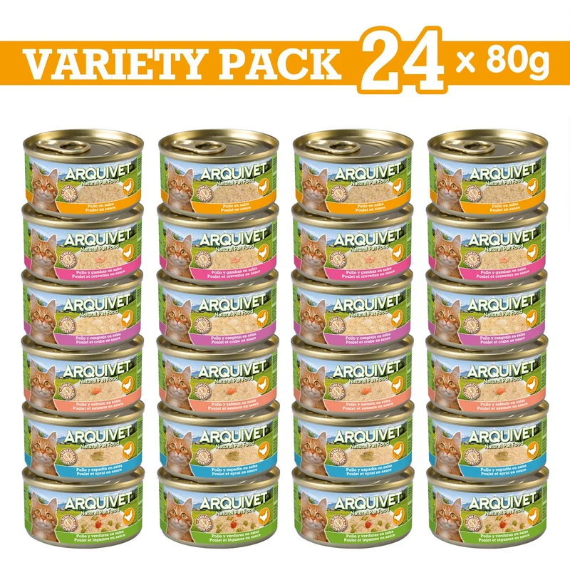 Latas de filetes de pollo (6 recetas) - Variety pack