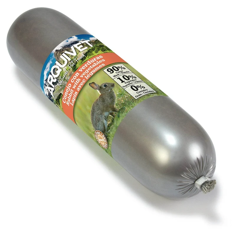 Salchicha de Conejo con Verduras