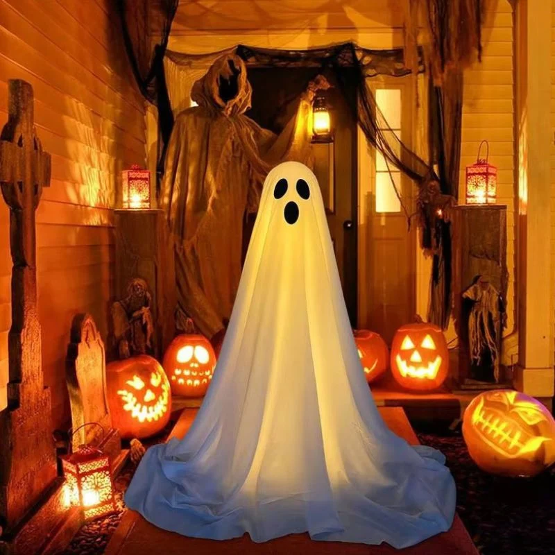 Spookdecoratie – Verstelbaar tot 6,5 meter met LED-verlichting op batterijen