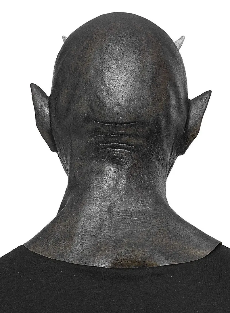 Demonenmasker – Gehoornd horrorgezicht voor Halloween en verkleedavonden