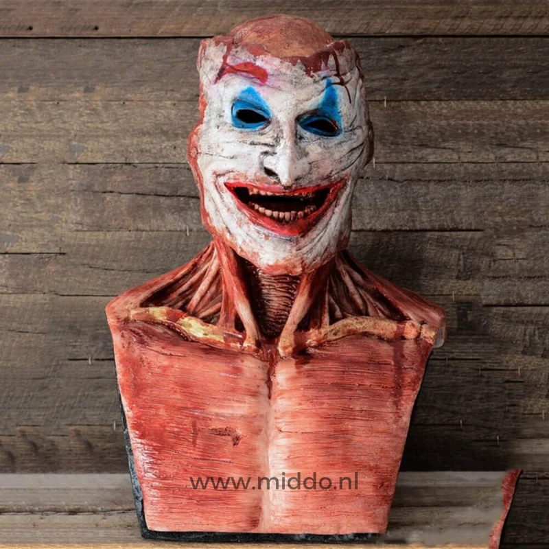 Halloweenmasker – Dubbel scheureffect met verstelbare banden voor volwassenen