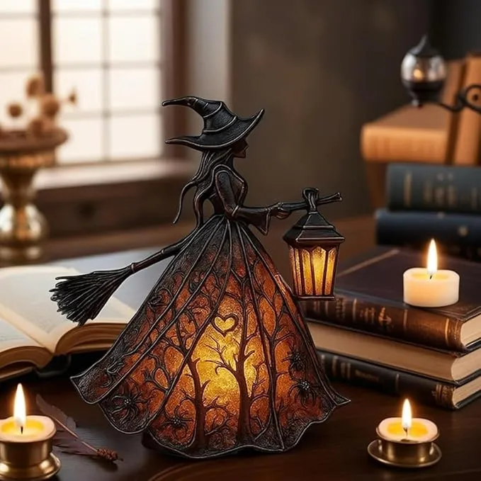 Decoratielantaarn – Gotisch model van 30 cm met warm ledlicht zonder vlam