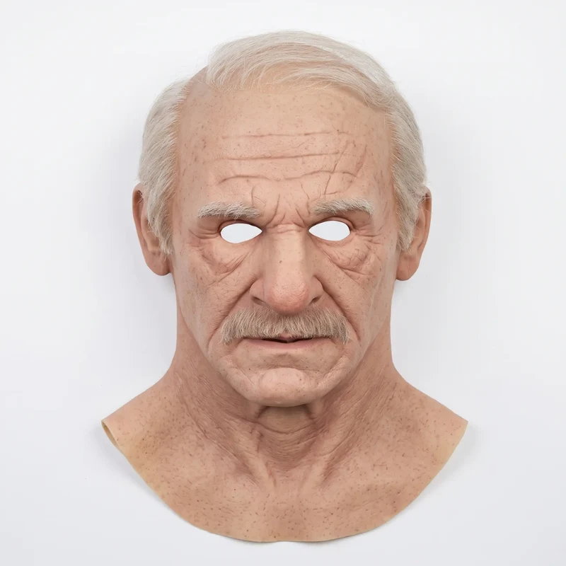 Latexmasker – Bewegende kaak en fijne huidstructuur voor volwassenen