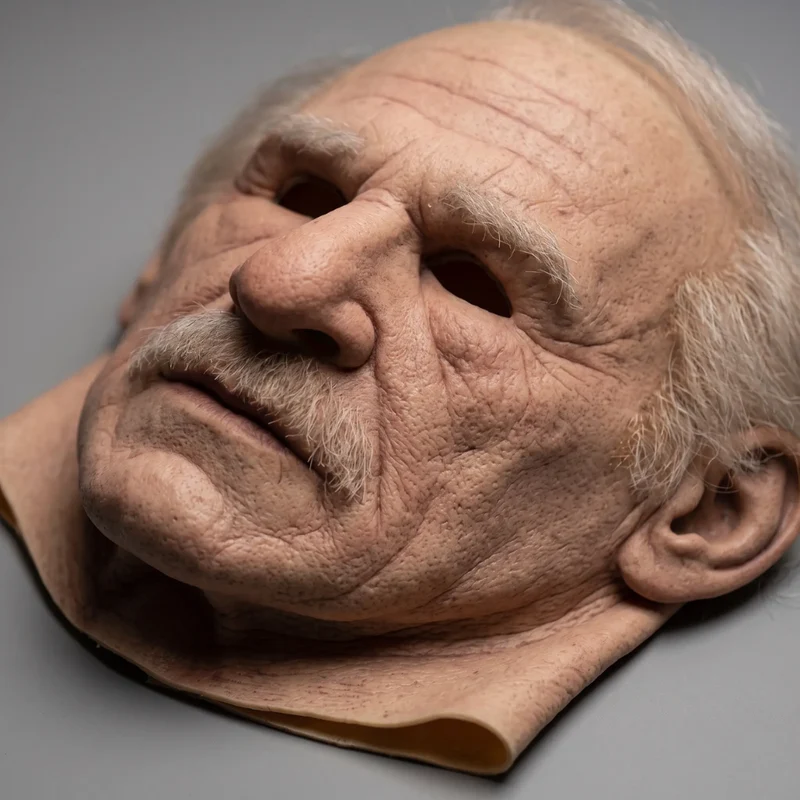Latexmasker – Bewegende kaak en fijne huidstructuur voor volwassenen