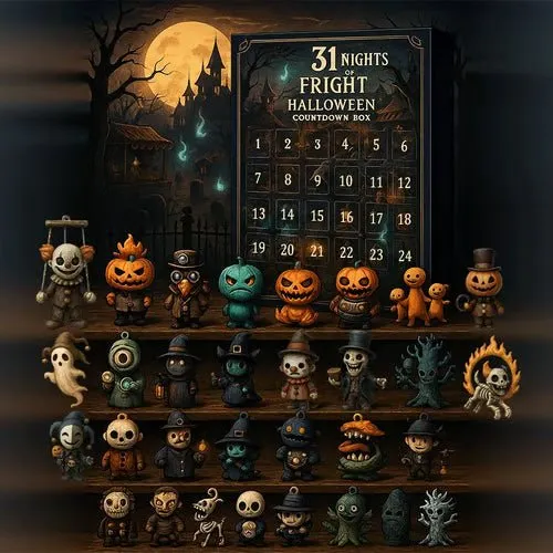 Halloween-aftelkalender – 31 minifiguurtjes voor elke dag van oktober