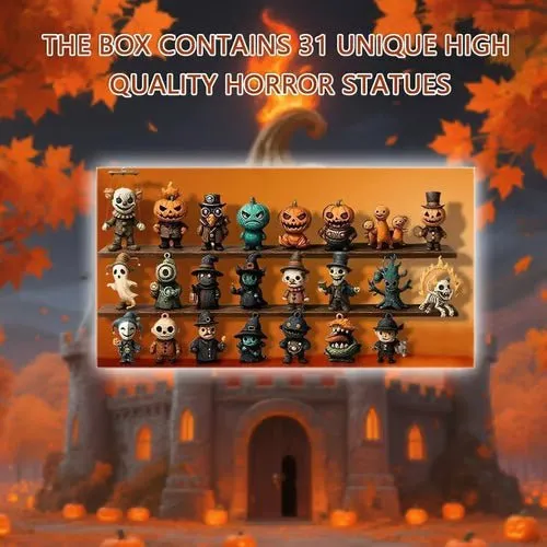 Halloween-aftelkalender – 31 minifiguurtjes voor elke dag van oktober