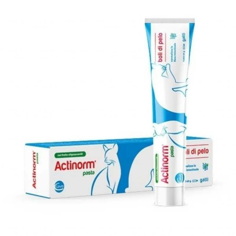 Actinorm Pasta Gatti 65g - Integratore Digestivo per Gatti