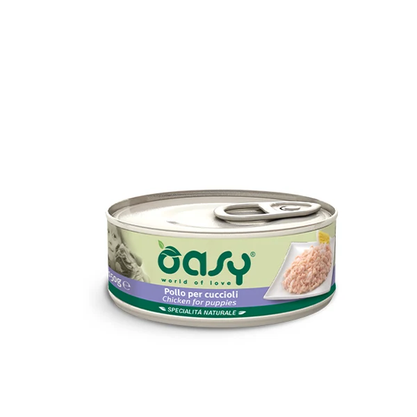 Oasy Umido Cane Natury - Pollo per Cuccioli