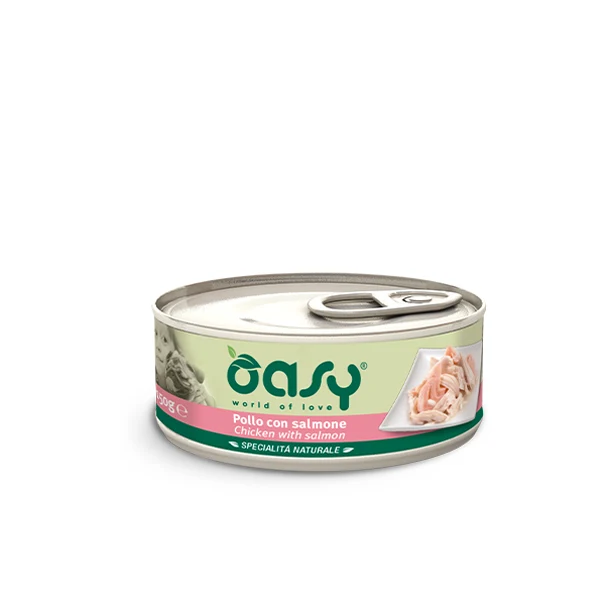 Oasy Umido Cane Natury - Pollo con Salmone