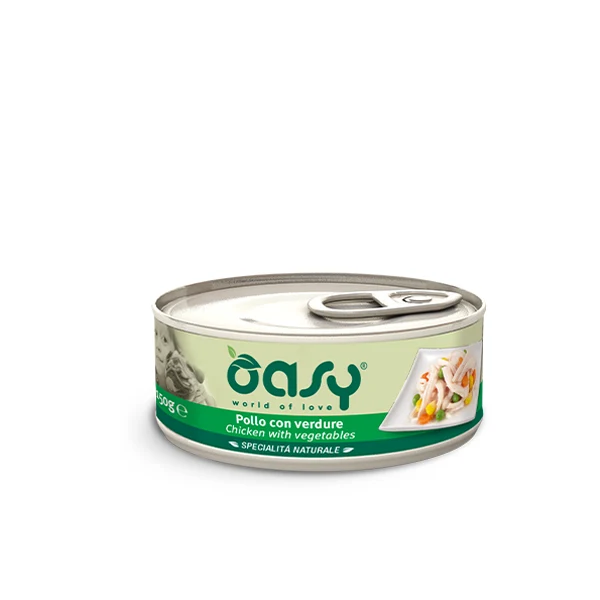 Oasy Umido Cane Natury - Pollo con Verdure