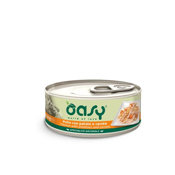 Oasy Umido Cane Natury - Pollo con Patate e Carote