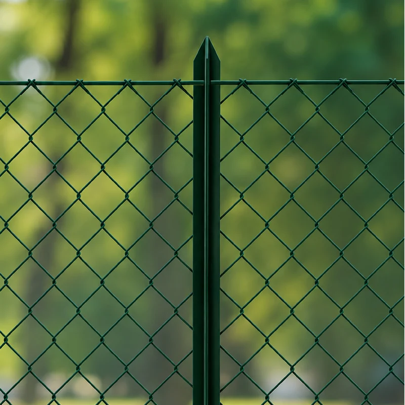 Pali per Recinzione in Acciaio Verde con Rivestimento PVC Il Gruppone