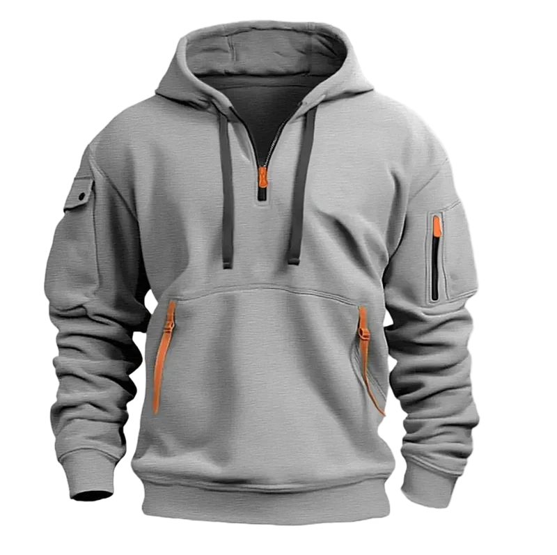 Giacca antivento con cappuccio da uomo - S-4XL Cardigan casual patchwork per primavera/autunno