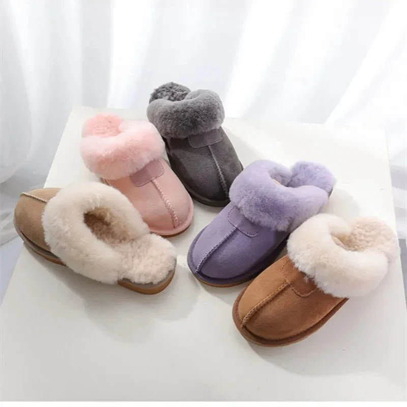 Pantofole invernali in morbida lana - Comfort in casa grazie alla pregiata pelliccia di pecora