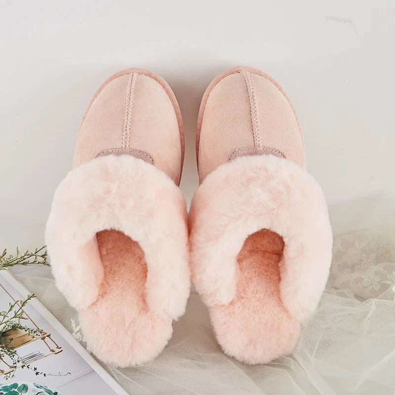 Pantofole invernali in morbida lana - Comfort in casa grazie alla pregiata pelliccia di pecora