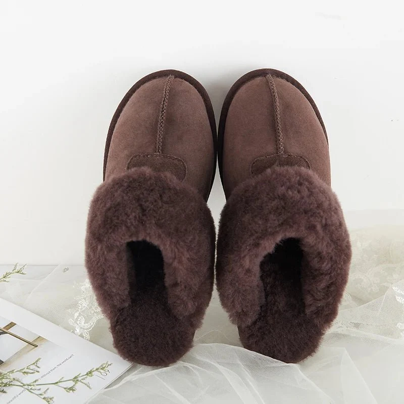 Pantofole invernali in morbida lana - Comfort in casa grazie alla pregiata pelliccia di pecora