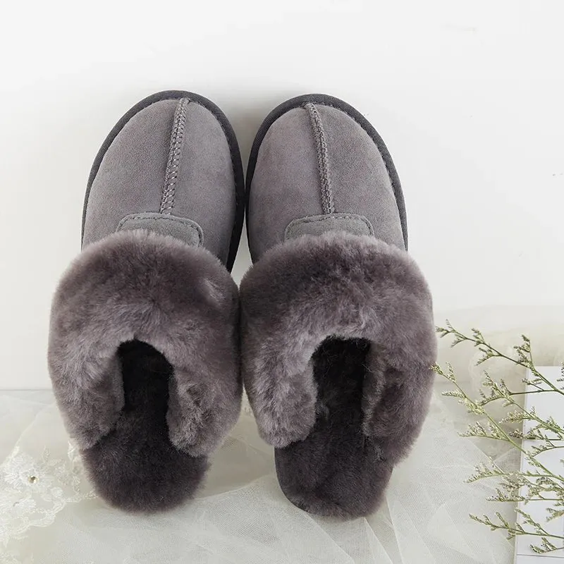 Pantofole invernali in morbida lana - Comfort in casa grazie alla pregiata pelliccia di pecora