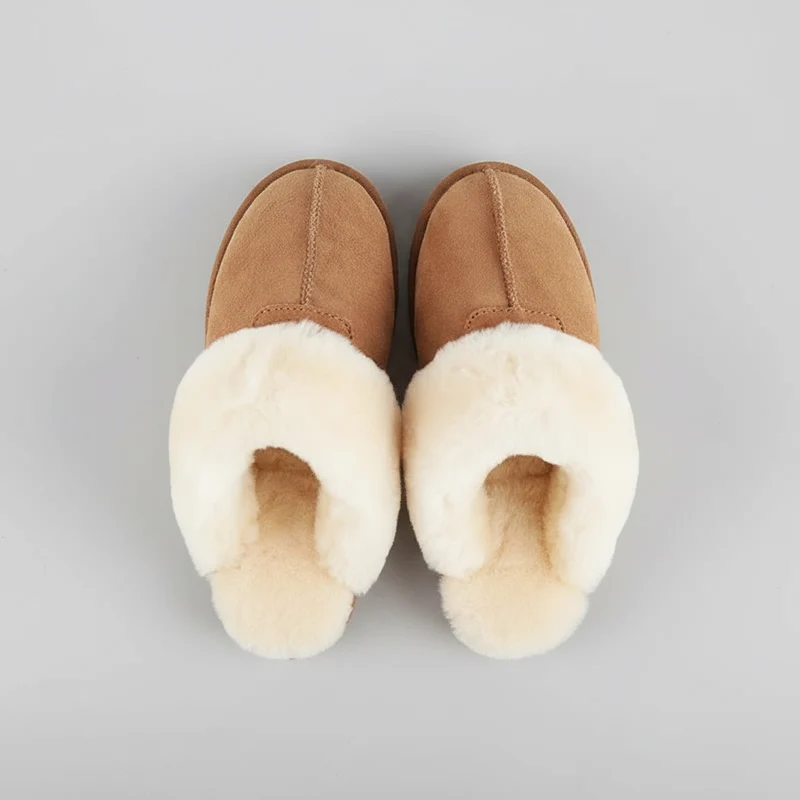 Pantofole invernali in morbida lana - Comfort in casa grazie alla pregiata pelliccia di pecora