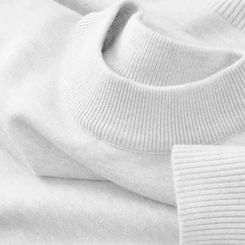 Maglione da uomo a collo alto - Pullover autunnale di tendenza per uomini alla moda