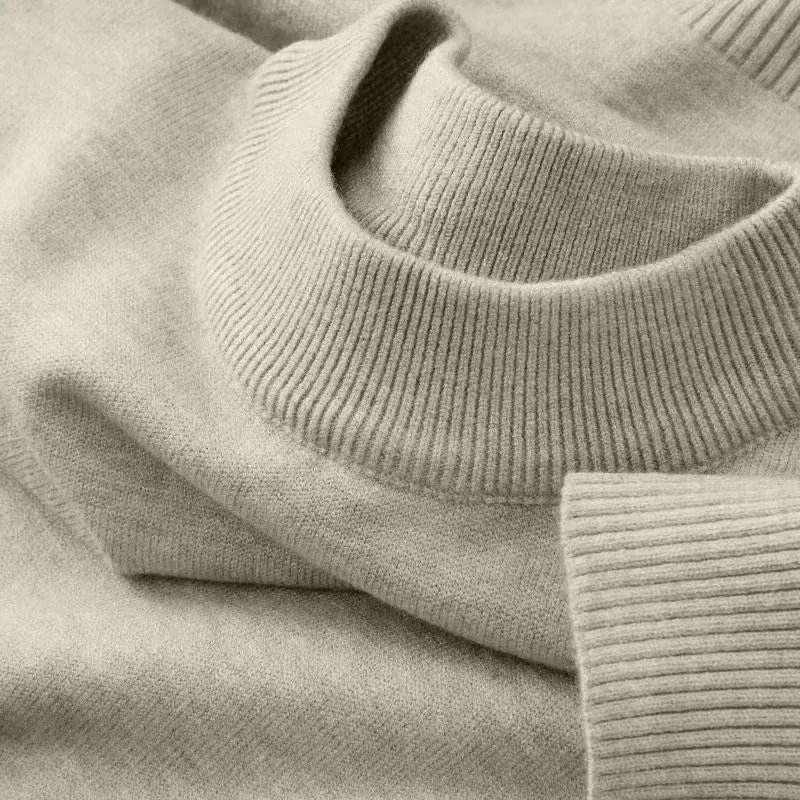 Maglione da uomo a collo alto - Pullover autunnale di tendenza per uomini alla moda