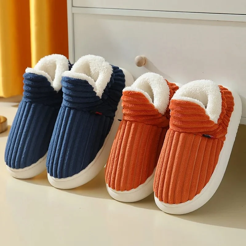 Litfun Nuove pantofole invernali pelose da donna - Comode ciabatte in peluche con suola morbida per il massimo comfort in casa