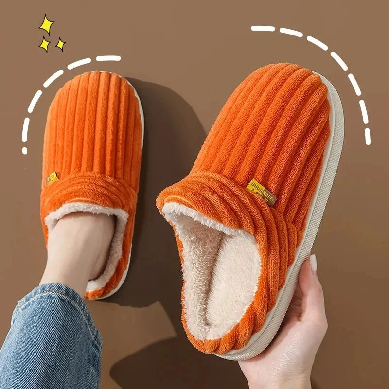 Litfun Nuove pantofole invernali pelose da donna - Comode ciabatte in peluche con suola morbida per il massimo comfort in casa