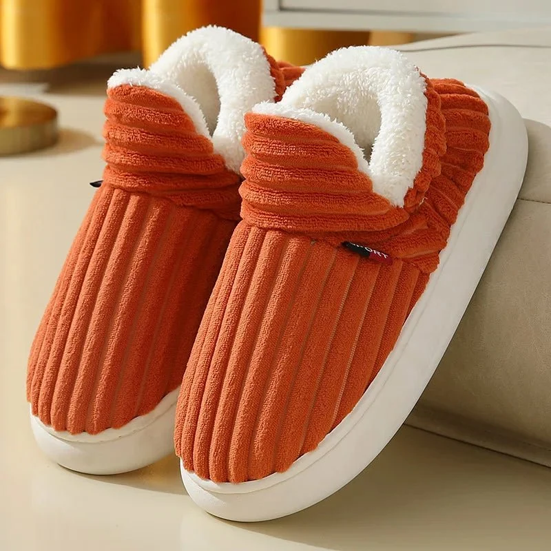Litfun Nuove pantofole invernali pelose da donna - Comode ciabatte in peluche con suola morbida per il massimo comfort in casa