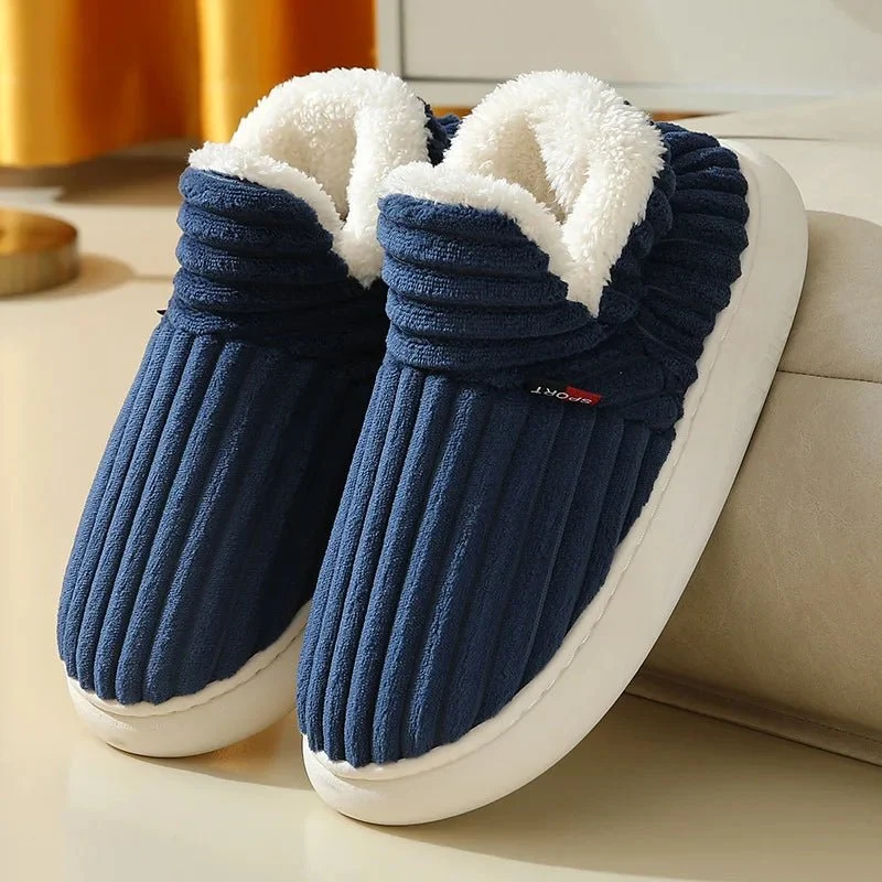 Litfun Nuove pantofole invernali pelose da donna - Comode ciabatte in peluche con suola morbida per il massimo comfort in casa