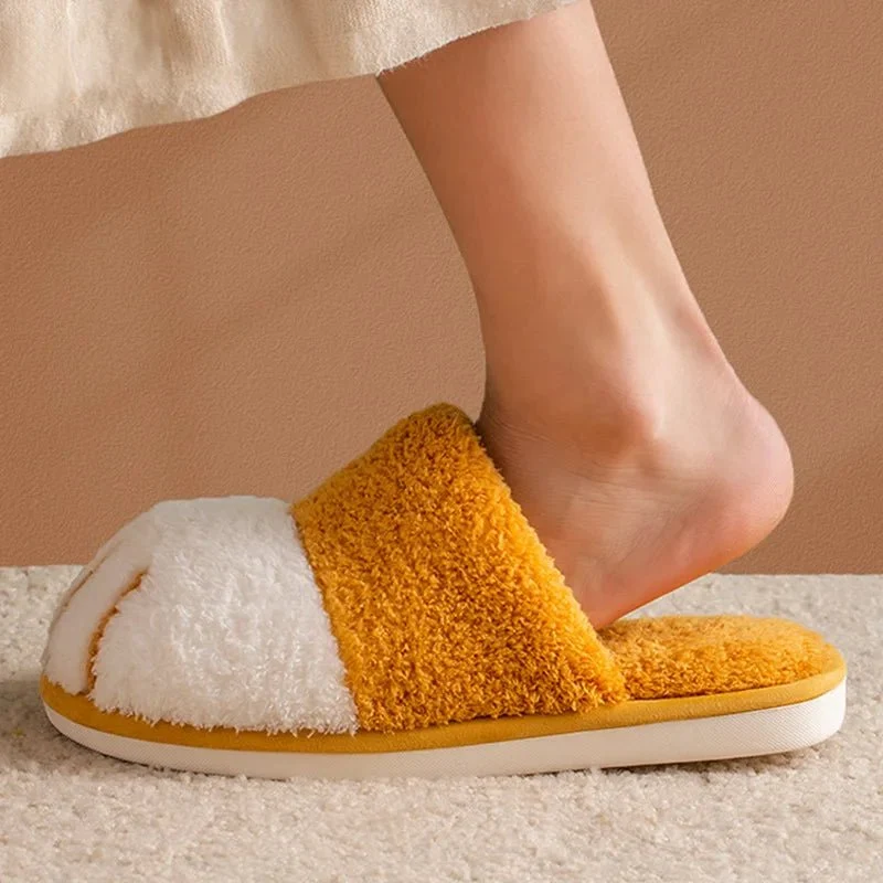 Comode pantofole a forma di zampa di gatto - Calde pantofole invernali in morbido peluche di design per camera da letto e interni