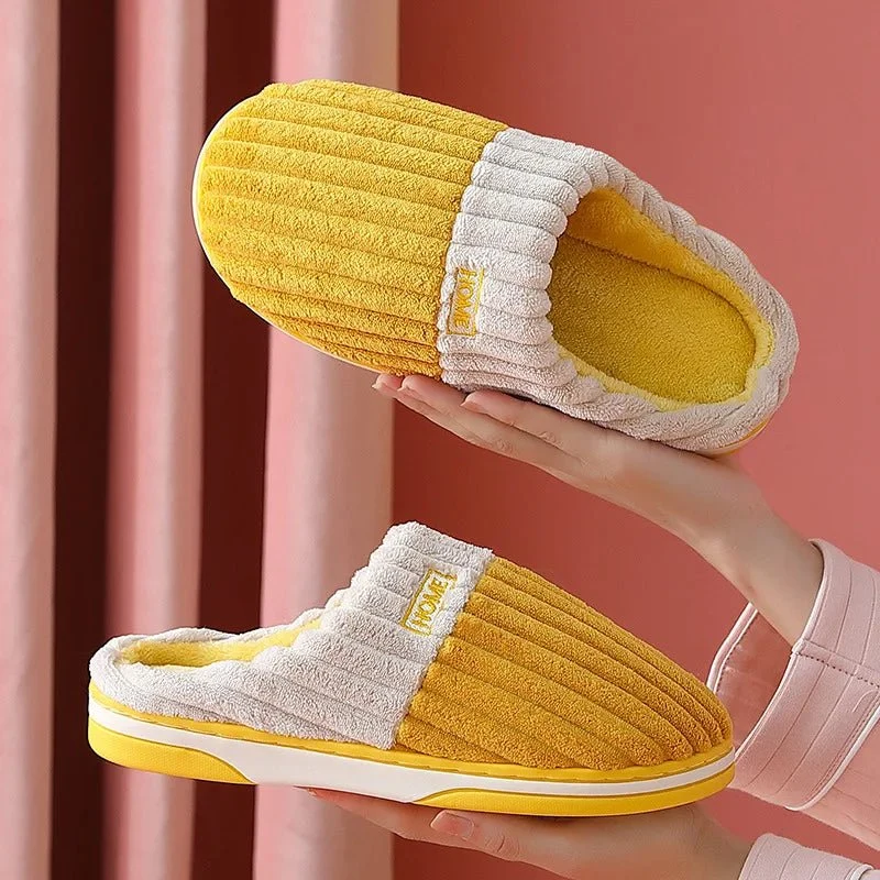 Pantofole calde e morbide per uomo e donna - Scarpe da interno antiscivolo in peluche per il massimo comfort