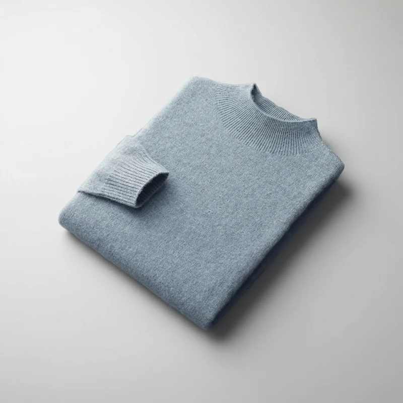 Maglione casual da uomo in lana: il capo ideale per le calde giornate autunnali e invernali.